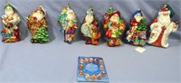 7PC CHRISTOPHER RADKO GLASS CHRISTMAS ORNAMENT LOT