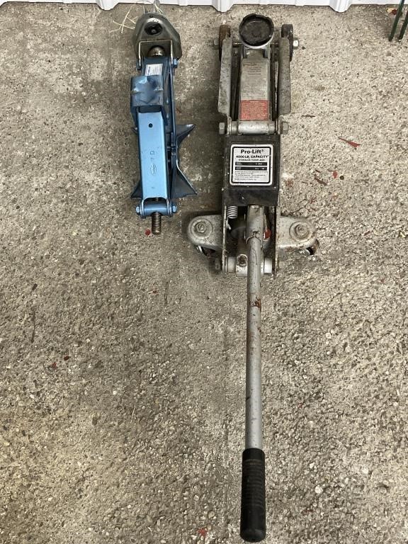 4000 lb Hydraulic Jack, 3300 lb Scissor Jack