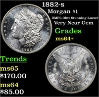 1882-s Morgan $1 Grades Choice+ Unc