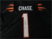 BENGALS JA'MARR CHASE SIGNED JERSEY FSG COA