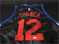 AUTHENTIC EVAN TURNER SIGNED JERSEY FSG COA