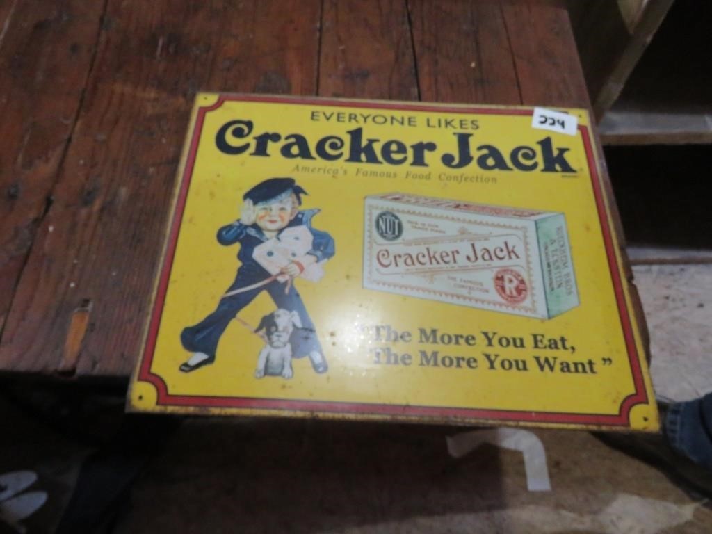 CRACKER JACK SIGN