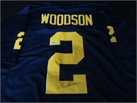 MICHIGAN CHARLES WOODSON SIGNED JERSEY COA