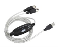 (New)MIDI Cable MIDI to USB Cord Adapter Midi