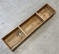 Primitive Wooden Hand Tool Storage Tray