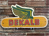 Vintage Dekalb Sign 31.25” x 16.25”
(compressed