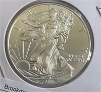 2012 SILVER American Eagle GEM BU