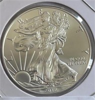 2012 SILVER American Eagle GEM BU