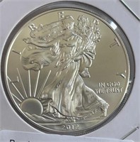 2012 SILVER American Eagle GEM BU