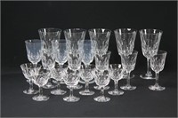 20 pcs Boda Crystal Stemware Glasses "Rosita"