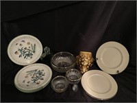 Set of Linex Plate and Misc Kitchen Items