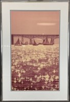 Conny L. Dempsey Signed Sailing Scene Photo Art