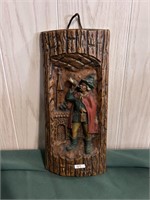 Hand Carved Wax German Wall Decor