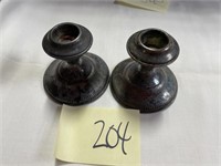 Weighted sterling candlesticks 2.5"