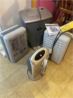 3 Heaters, paper shredder, fan & more