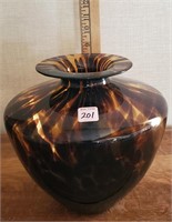 Blow glass vase