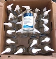 Box of new sanitizing gel.