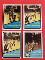 1972 Topps Basketball Lot of 4 Cards