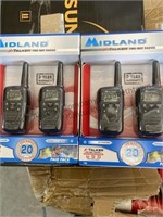 Two sets of 2 , two way radios