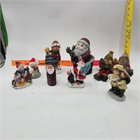 Assortment of Christmas Figurines