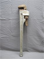 Vintage 24" Aluminum Adjustable Pipe Wrench