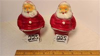 3” x 4.5” Old Papier Mache Santa Candy Containers.