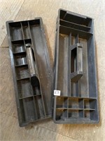 2 TOOL TRAYS