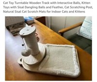 MSRP $30 Cat Stratching Post Turntable w/Toys
