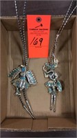 Turquoise bolo ties