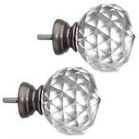 Cambria Premier Complete Faceted Ball Finials in