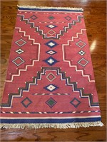 Hand Woven Native American Rug 68" x 41"