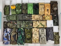 ASSORTED LOT OF VARIOUS BRAND MILITARY TANKS
