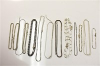 Sterling Silver Necklace Grouping