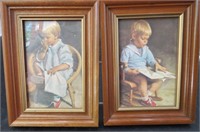 Gretchen & Gary Framed Wood Prints Vintage