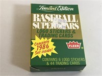 1986 Fleer Baseball Superstars Card Set