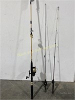 (3) Fishing Poles: Berkley, Shakespeare & More