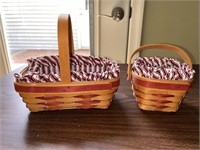 Pair Small LONGABERGER Baskets