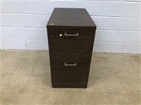 Simulated Wood 2-drawer File Cabinet