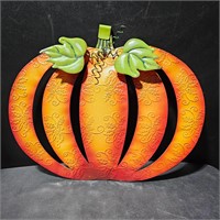 Large metal pumpkin