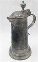 Antique Chicago Fire Dept. Pewter Drinking Tankard