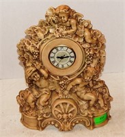 Bonnie's ceramic Palestine Cupid clock, untested