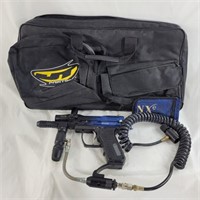 ACS Spyder Pilot paintball gun and case