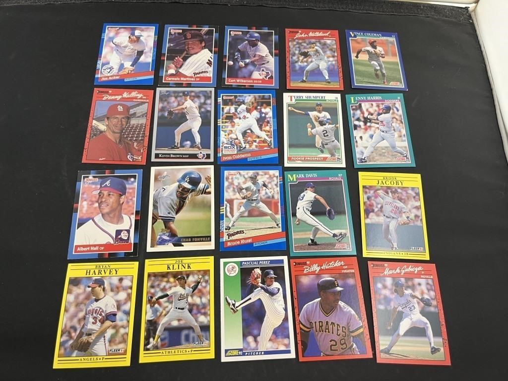 20 Assorted Baseball Cards