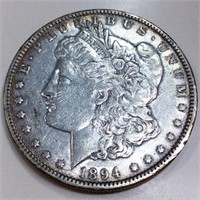 1894-O Morgan Silver Dollar High Grade Rare Date