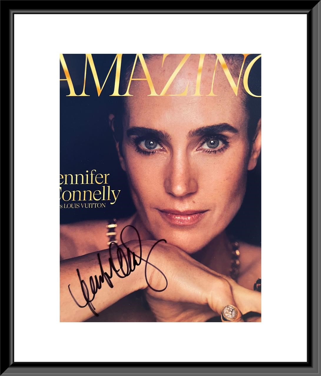 Top Gun Jennifer Connelly signed photo