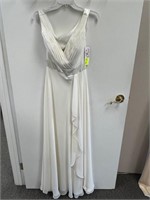 Bridesmaid Dress - Ivory. SIZE 10