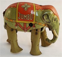 Jumbo Wind-Up Tin Elephant