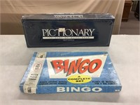 Vintage Bingo, NIB first edition Pictionary