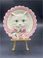 Fitz & Floyd Victorian Cat Plate (no stand)