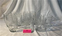 Assorted drinking glasses
